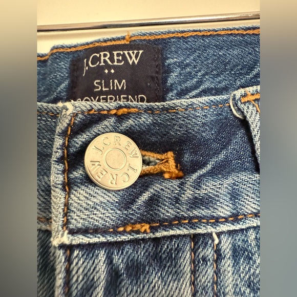 J. Crew Premium Edition Patchwork Slim Boyfriend Jeans - Picture 5 of 10